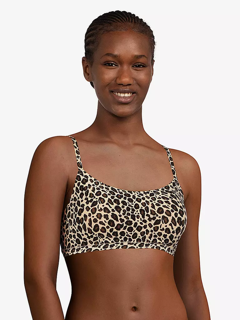 Chantelle Bustier Softstretch Leopard Nude Braun